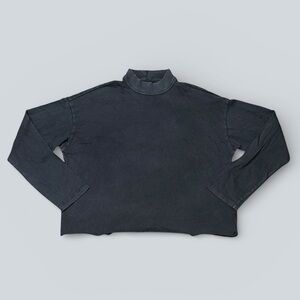 Aerie Cropped Mock Neck Long Sleeve Top